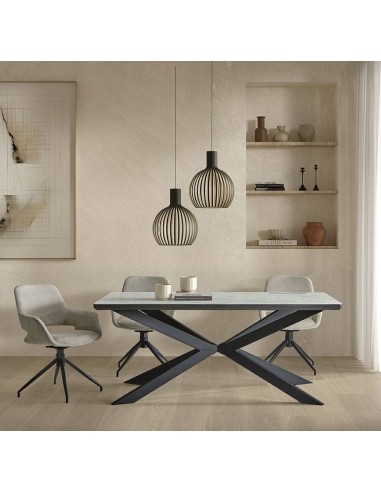 Mesa de jantar PETRUS 180 x 90 cristal...