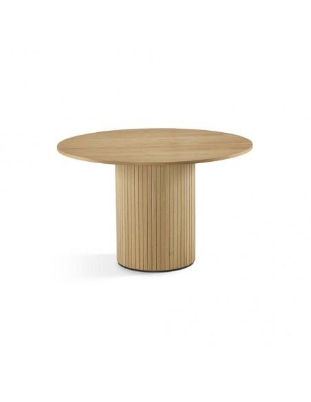 Mesa de comedor NERU 120 en madera natural.