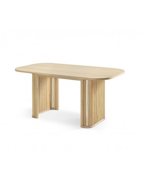 Mesa de comedor YOLP 180 x 90, chapada roble natural