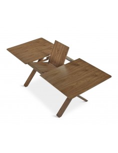 Mesa de jantar extensível SARMA 160/200 x 90 madeira cor... 2