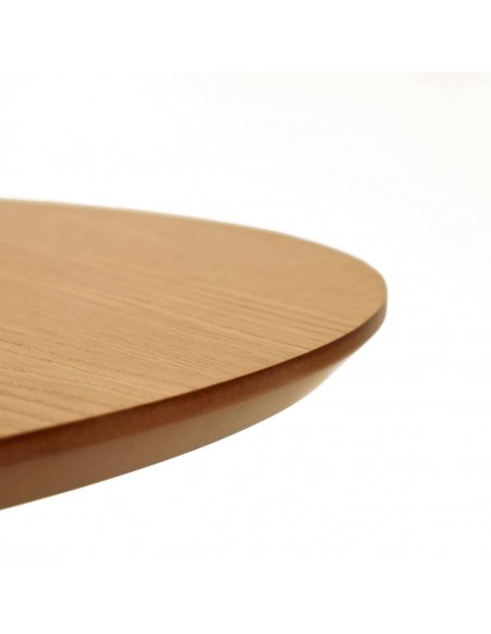 Mesa extensible oval OQUI 120 (200) x 90, chapa de roble