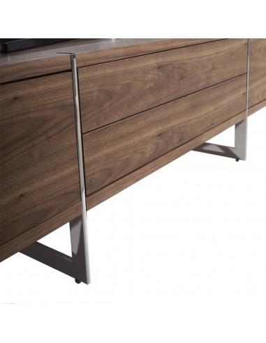 Ángel Cerdá 3045 Mueble TV de madera Nogal y...