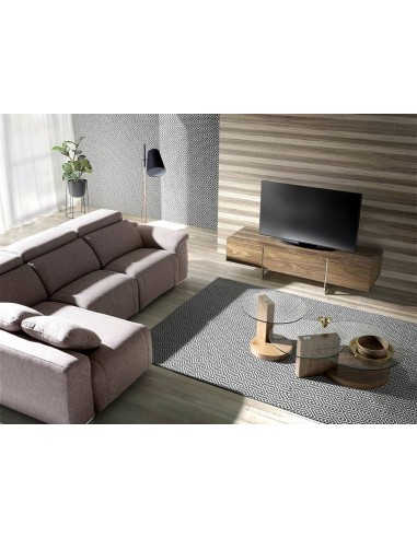 Ángel Cerdá 3045 Mueble TV de madera Nogal y...