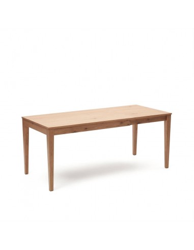 Mesa extensível Yain 160 (220) x 80, folheado e madeira maciça de carvalho.