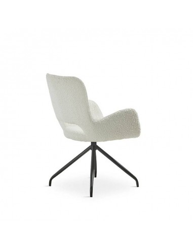 Silla giratoria de diseño SAGU, tejido chenilla...