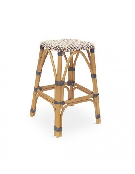 Banqueta FACTUM 66, em rattan topo.