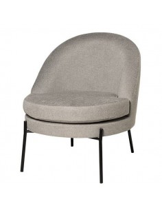 Butaca de diseño EVORA, tejido gris.