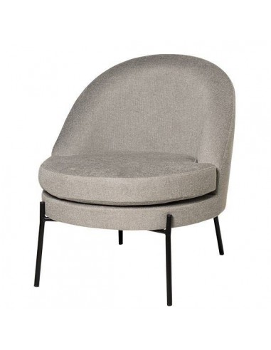 Poltrona design EVORA, tecido cinza.