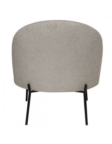 Butaca de diseño EVORA, tejido gris.