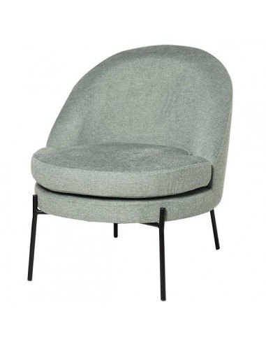 Poltrona design EVORA, tecido Menta.