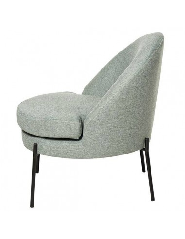 Poltrona design EVORA, tecido Menta.