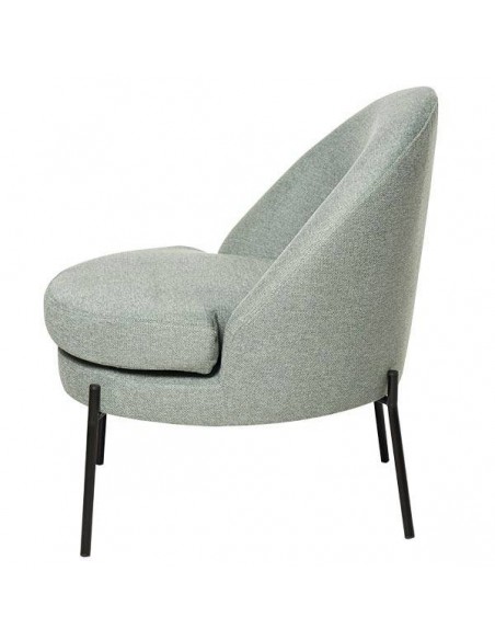 Poltrona design EVORA, tecido Menta.