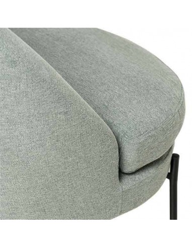 Poltrona design EVORA, tecido Menta.