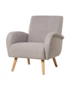 Poltrona design FERRARA, Tecido cinza.