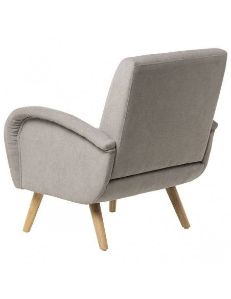 Butaca de diseño FERRARA, tejido Gris.