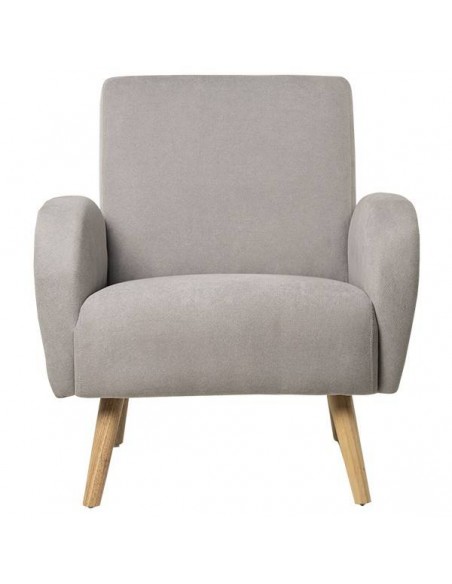 Poltrona design FERRARA, Tecido cinza.