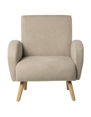 Poltrona design FERRARA, Tecido Bege.