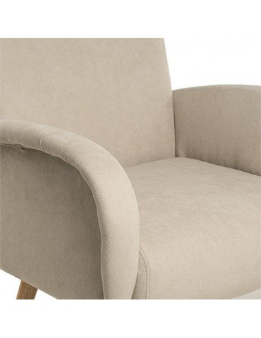 Butaca de diseño FERRARA, tejido Beige.