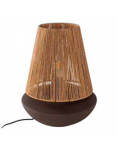 Lámpara de sobremesa BEIRES color café.