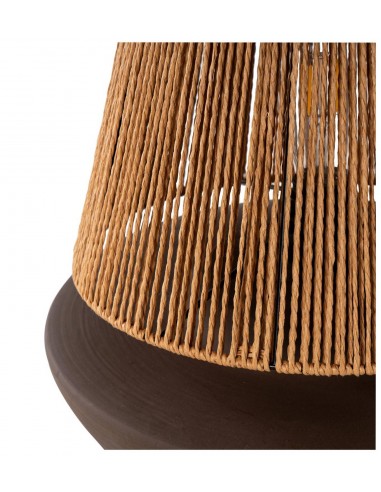 Lámpara de sobremesa BEIRES color café.