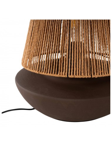 Lámpara de sobremesa BEIRES color café.