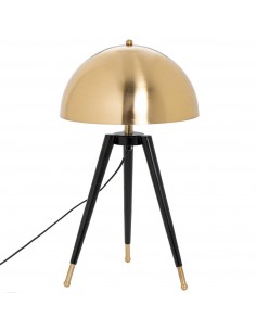 Candeeiro de mesa VICAR dourado.