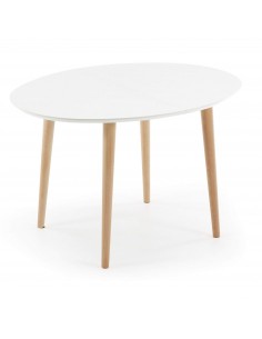 Oakland Mesa Oval 120(200) Ext Madera Nat Lac Mate