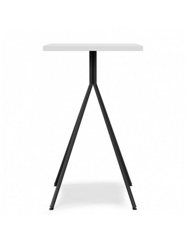 Mesa alta BISTRÓ 60x100, branca com base...