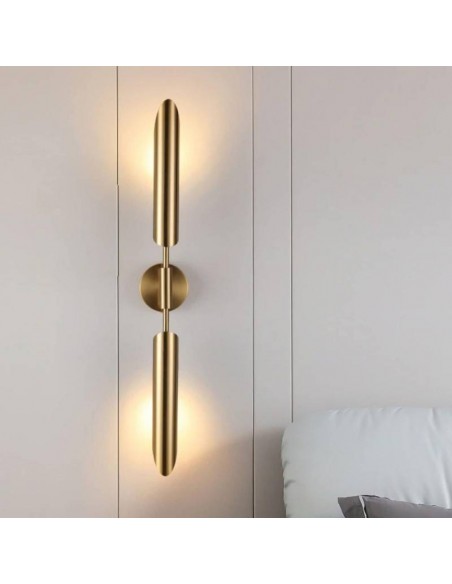 Aplique de design MIND, metal cobre.