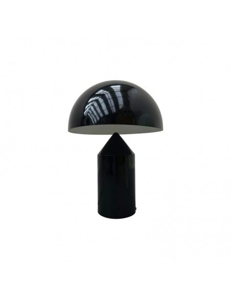 Candeeiro de mesa cogumelo, metal, preto. Candeeiro de mesa cogumelo, metal, preto.