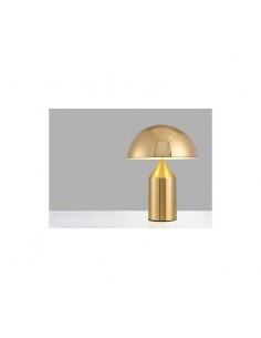 Lâmpada de mesa COGUMELO H37, metal, ouro. 2