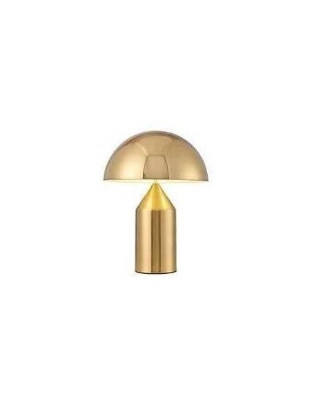Lámpara sobremesa SETA H37, metal, dorada.