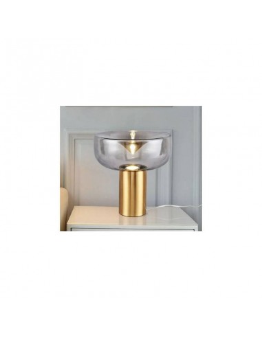 Candeeiro de mesa HERO 35, abajur de vidro em...