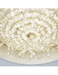 Lámpara de techo JENO 40, metal blanco,cristal, led. 2