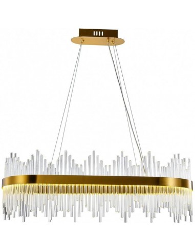 Lámpara de techo MIDAS 80x35, metal dorado, led...