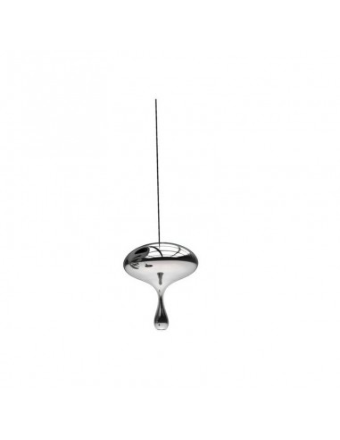 Lámpara de techo HIEDRA H305 metal y cristal plateado.