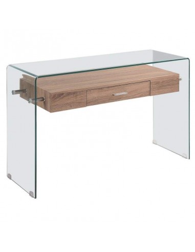 Console MARLYN 120x40, madeira, vidro curvado