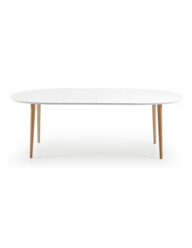 MESA OVI OVAL 140 (220) EXT MADEIRA NAT LAC MATE