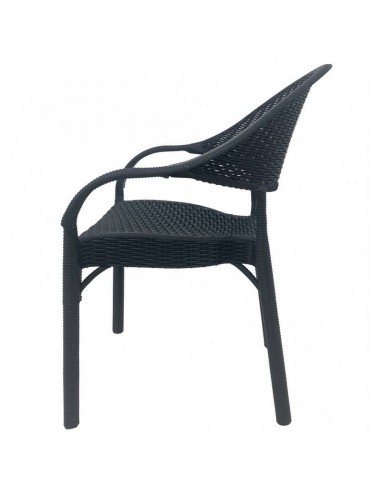 Silla con brazos exterior RICK, apilable,...
