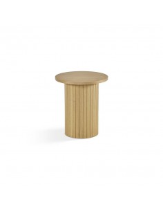 Mesa auxiliar LICI 40 x 45 en madera natural.