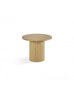 Mesa auxiliar LICI 50 x 40 en madera natural.