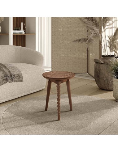 Mesa Auxiliar RALA 35 em madeira nogueira