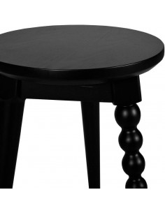 Mesa auxiliar RALA 35 en madera acabado negro. 2
