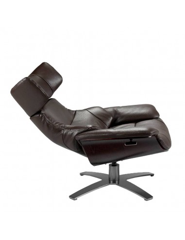 5022 Poltrona giratória Angel Cerdá, couro...