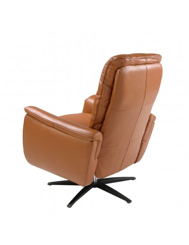 Sillón relax diseño Italiano piel marrón 5117...