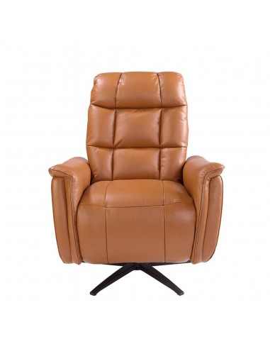 Sillón relax diseño Italiano piel marrón 5117...