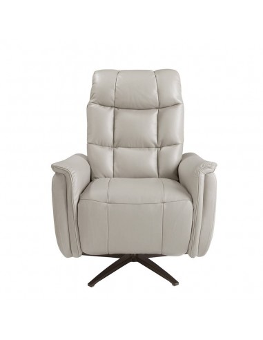 Poltrona relax design italiano couro gris 5114...