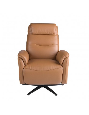 Sillón relax diseño Italiano piel marrón 5115...
