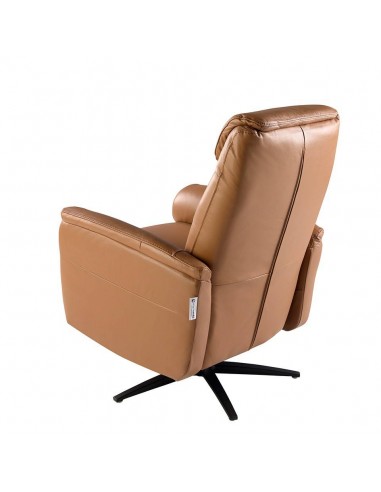 Sillón relax diseño Italiano piel marrón 5115...