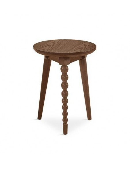 Mesa auxiliar RALA 35 en madera nogal.